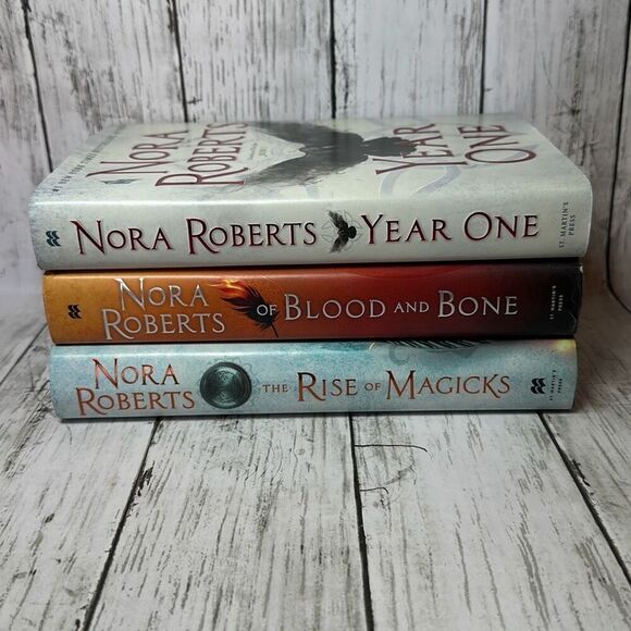 Nora Roberts Chronicles of The One #1-3 Hardcover, Blood & Bone, Rise of Magicks - Picture 8 of 8